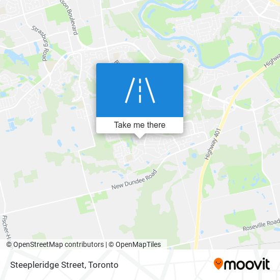 Steepleridge Street map