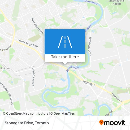 Stonegate Drive map