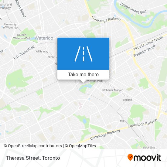 Theresa Street map
