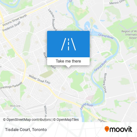 Tisdale Court map