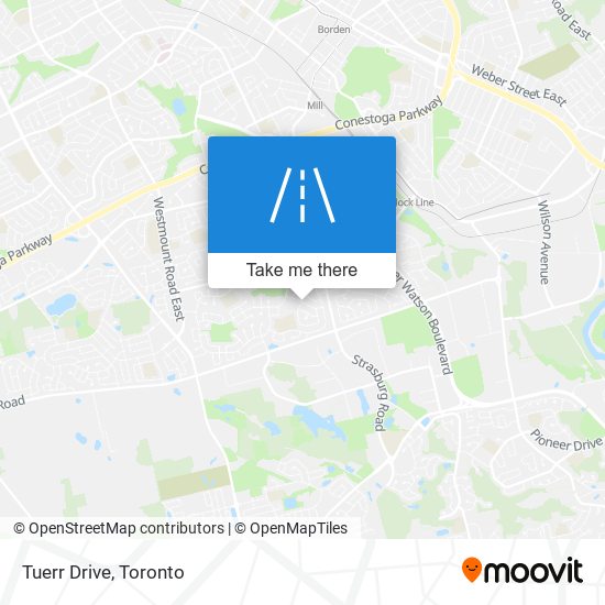 Tuerr Drive map