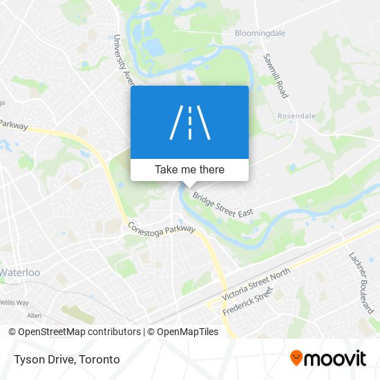 Tyson Drive map