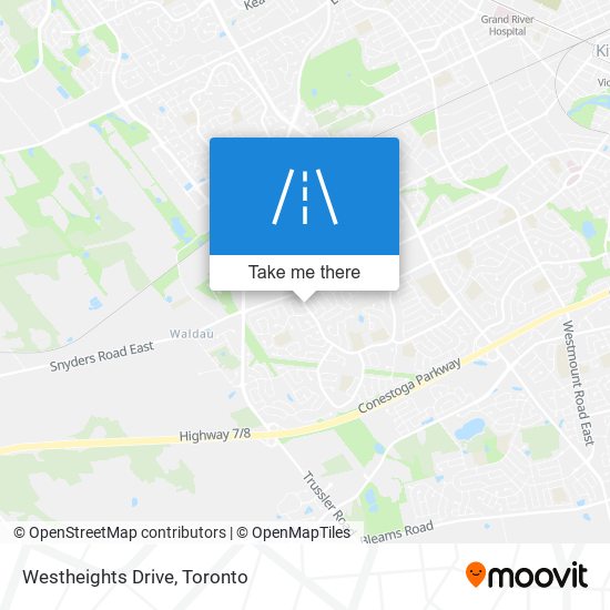 Westheights Drive map