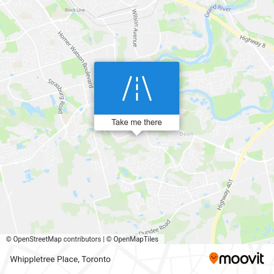 Whippletree Place map