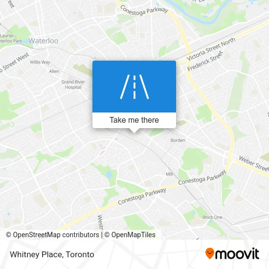 Whitney Place map