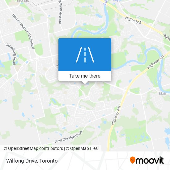 Wilfong Drive map