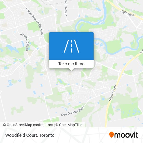 Woodfield Court map