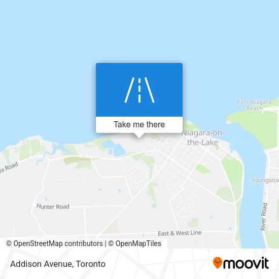 Addison Avenue map