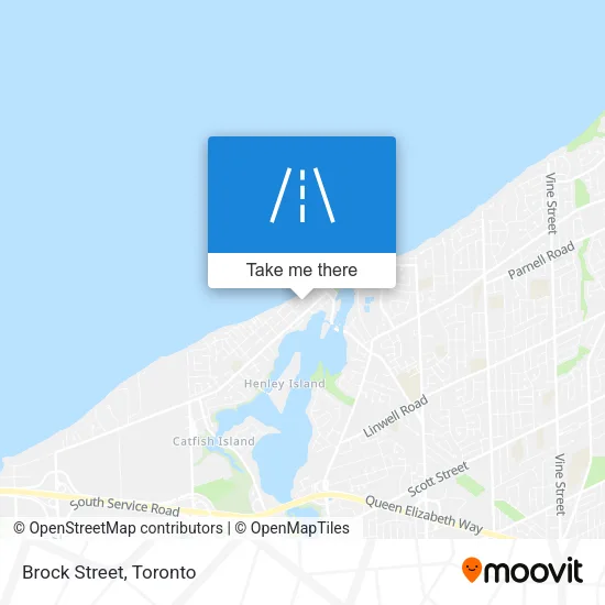 Brock Street map
