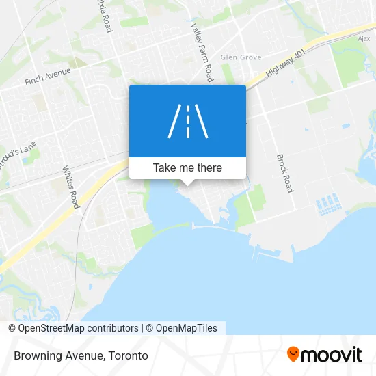 Browning Avenue map