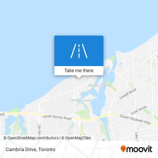 Cambria Drive map