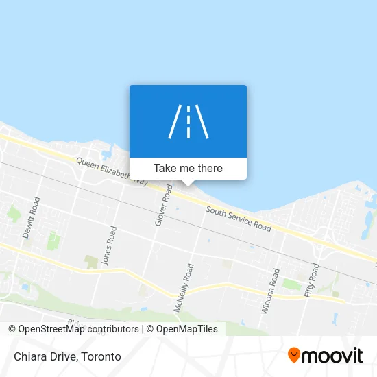 Chiara Drive map