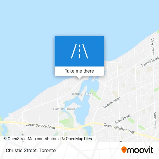 Christie Street map
