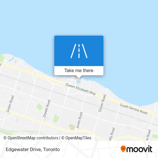 Edgewater Drive map