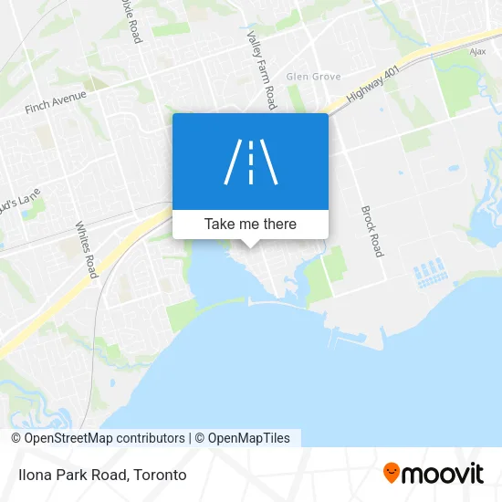 Ilona Park Road map