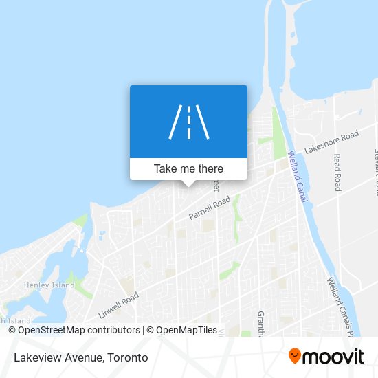 Lakeview Avenue map