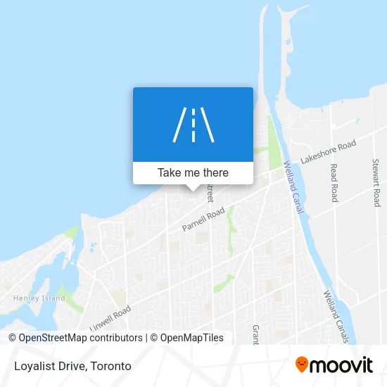 Loyalist Drive map