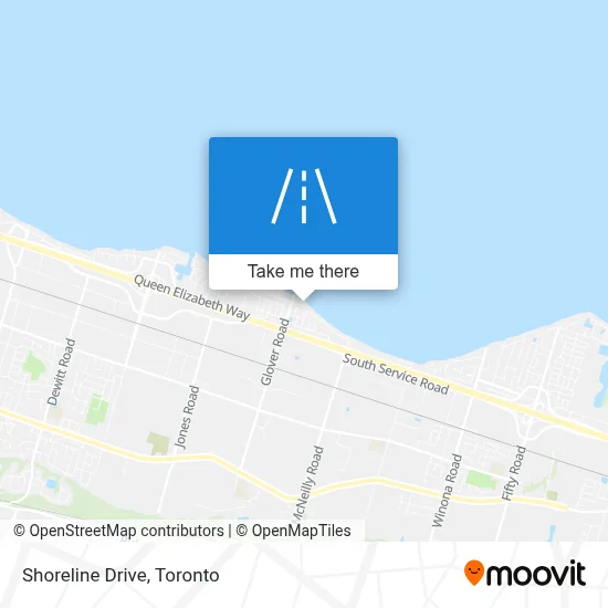Shoreline Drive map