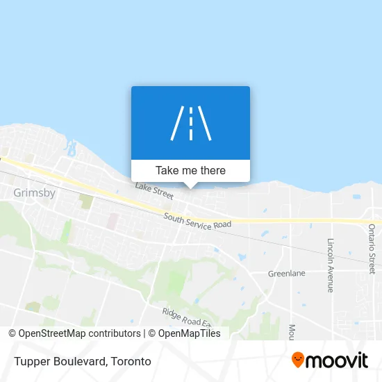 Tupper Boulevard map