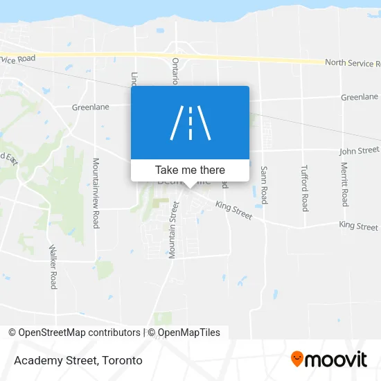 Academy Street map