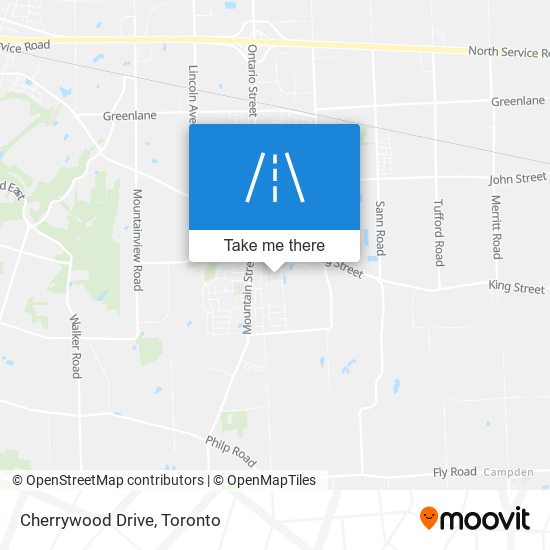 Cherrywood Drive map