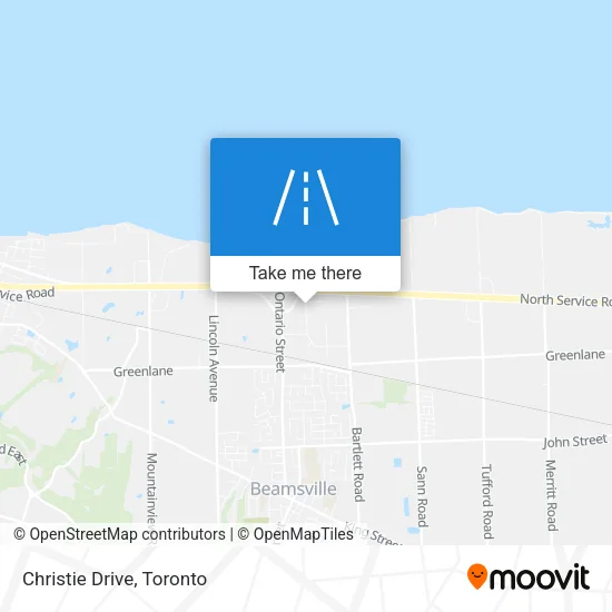 Christie Drive map