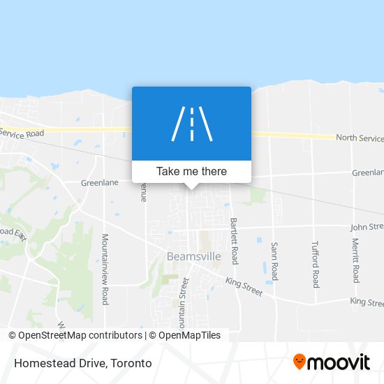 Homestead Drive map