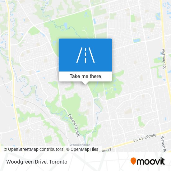 Woodgreen Drive map