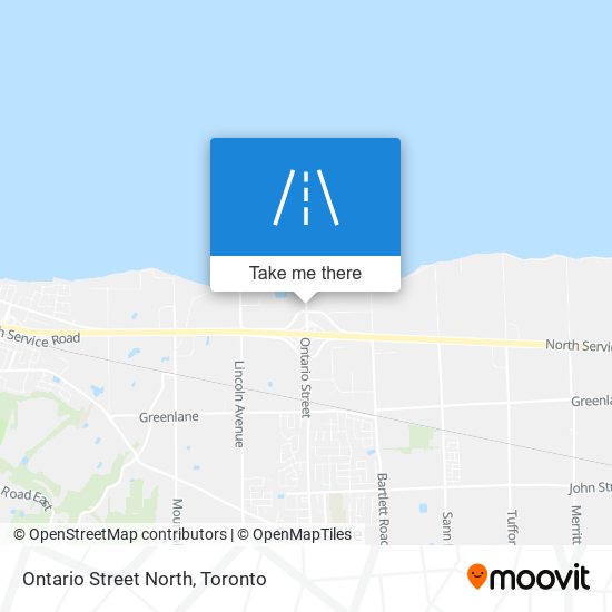 Ontario Street North map