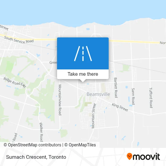 Sumach Crescent map