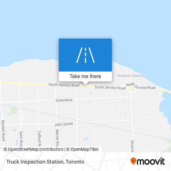 Truck Inspection Station map