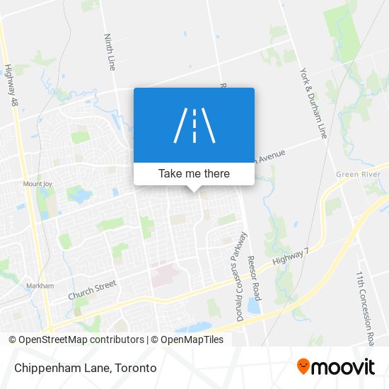 Chippenham Lane map