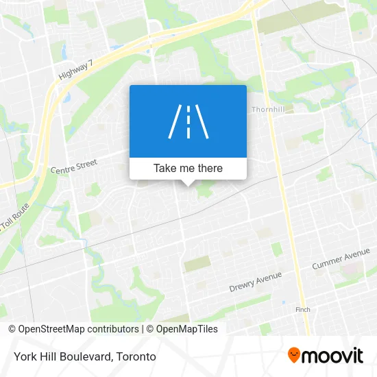 York Hill Boulevard plan