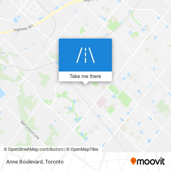 Anne Boulevard map