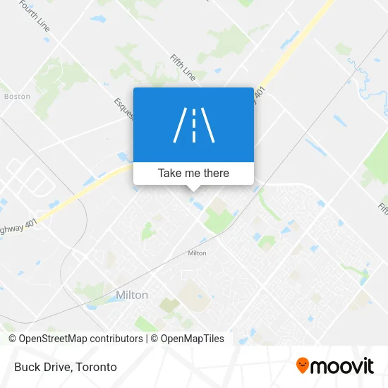 Buck Drive map