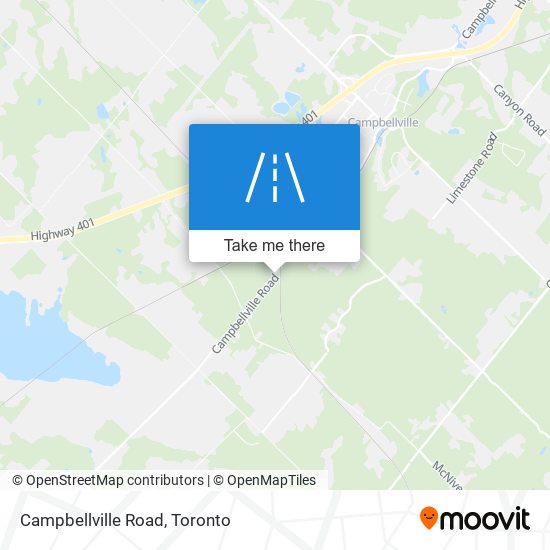 Campbellville Road map