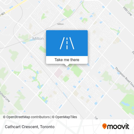 Cathcart Crescent map