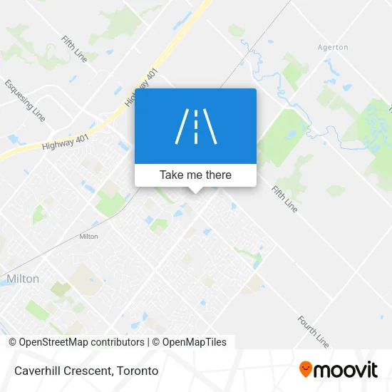 Caverhill Crescent map