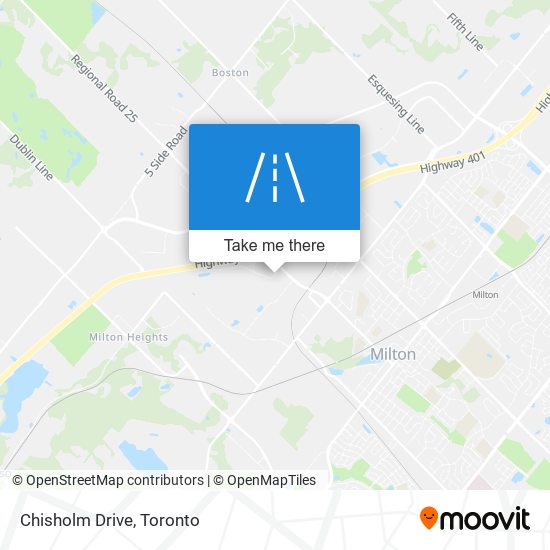 Chisholm Drive map