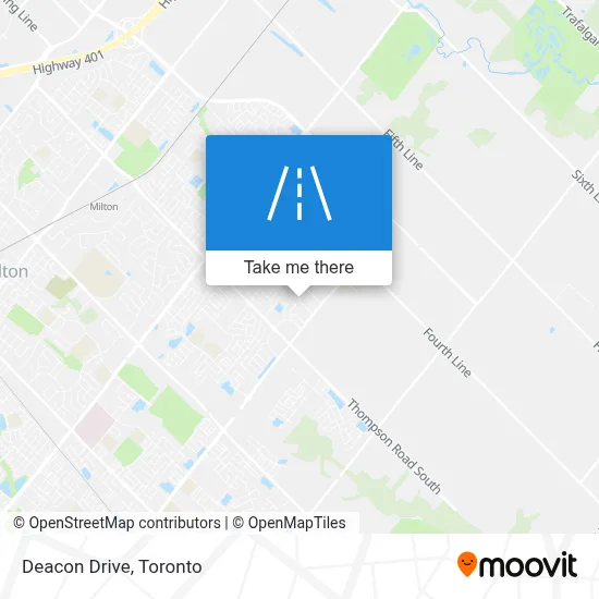 Deacon Drive map