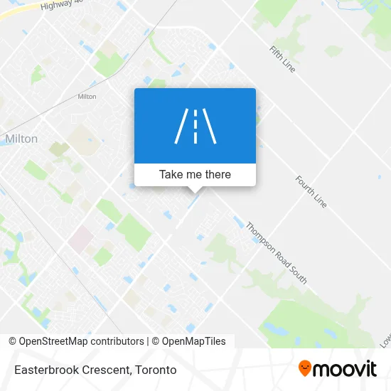 Easterbrook Crescent map