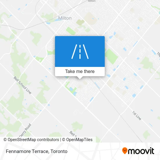 Fennamore Terrace map
