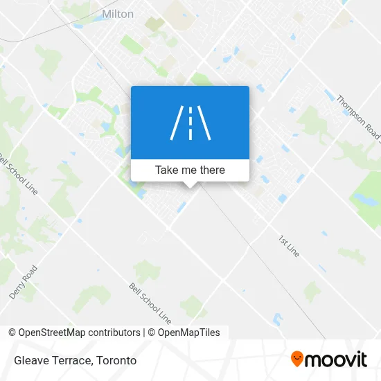 Gleave Terrace map