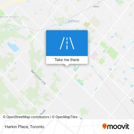 Harkin Place map