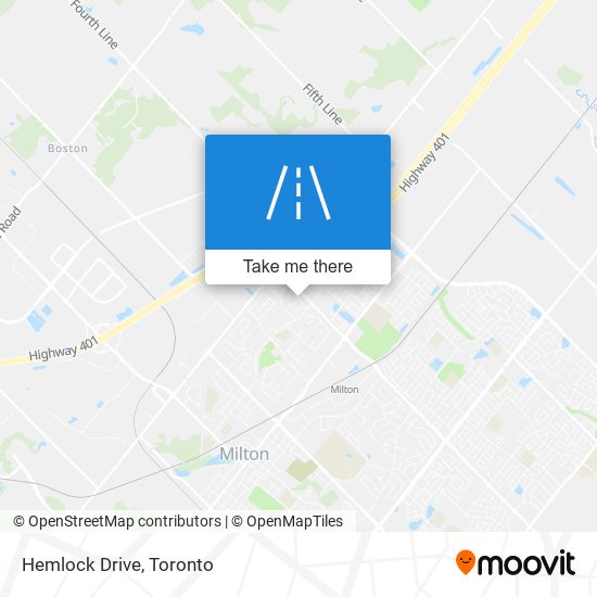 Hemlock Drive map