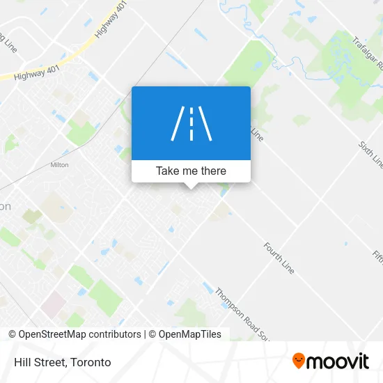 Hill Street map