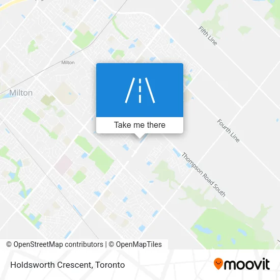 Holdsworth Crescent map
