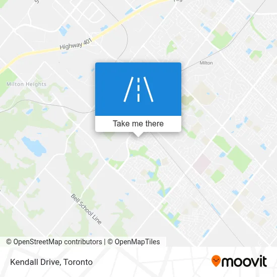 Kendall Drive map