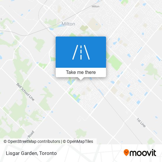 Lisgar Garden map