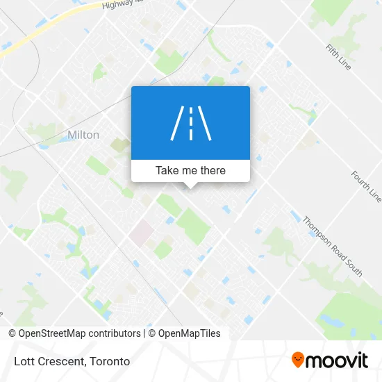 Lott Crescent map